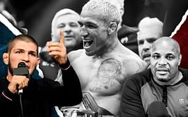 Khabib Nurmagomedov reacts to Daniel Cormier saying Charles Oliveira could lure him out of retirement