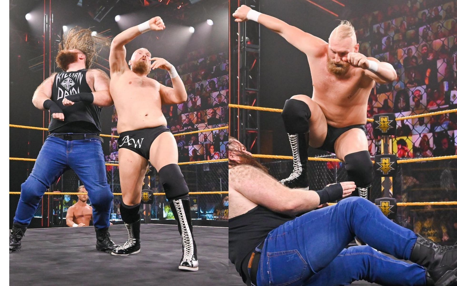 Alexander Wolfe had his last WWE match against Killian Dain.
