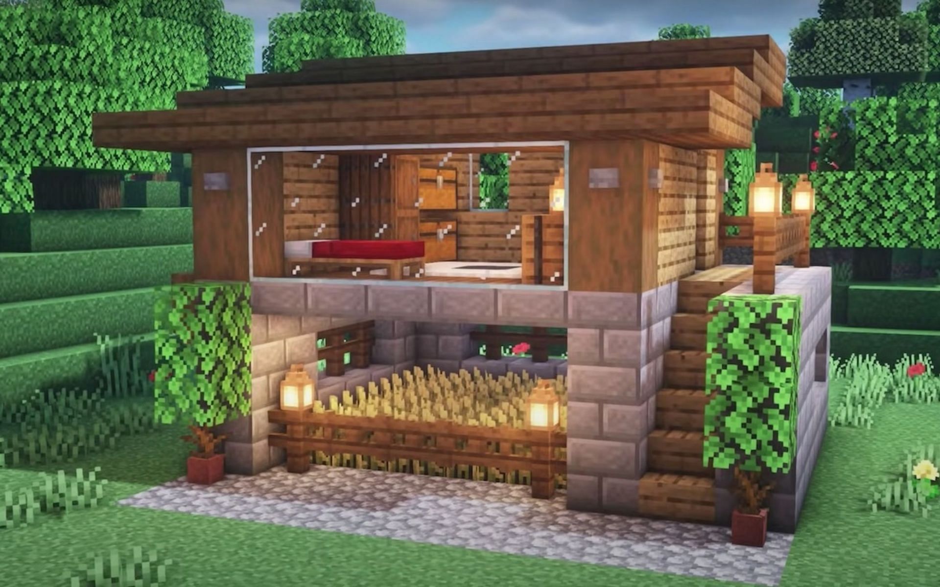 This house design should be perfect for newer players (Image via Sv Gravity/YouTube)