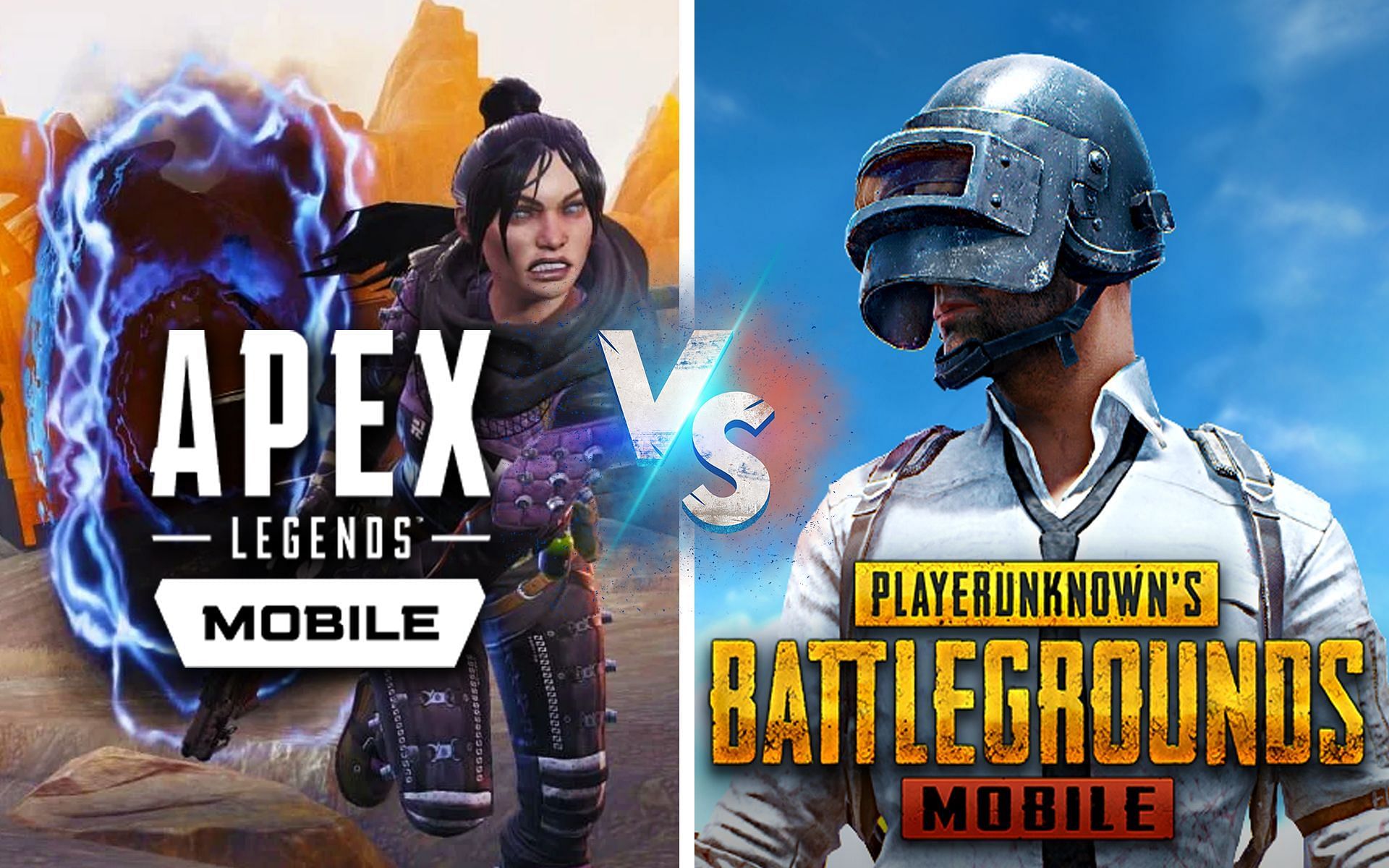 Apex Legends Mobile vs. PUBG Mobile (Image via Sportskeeda)