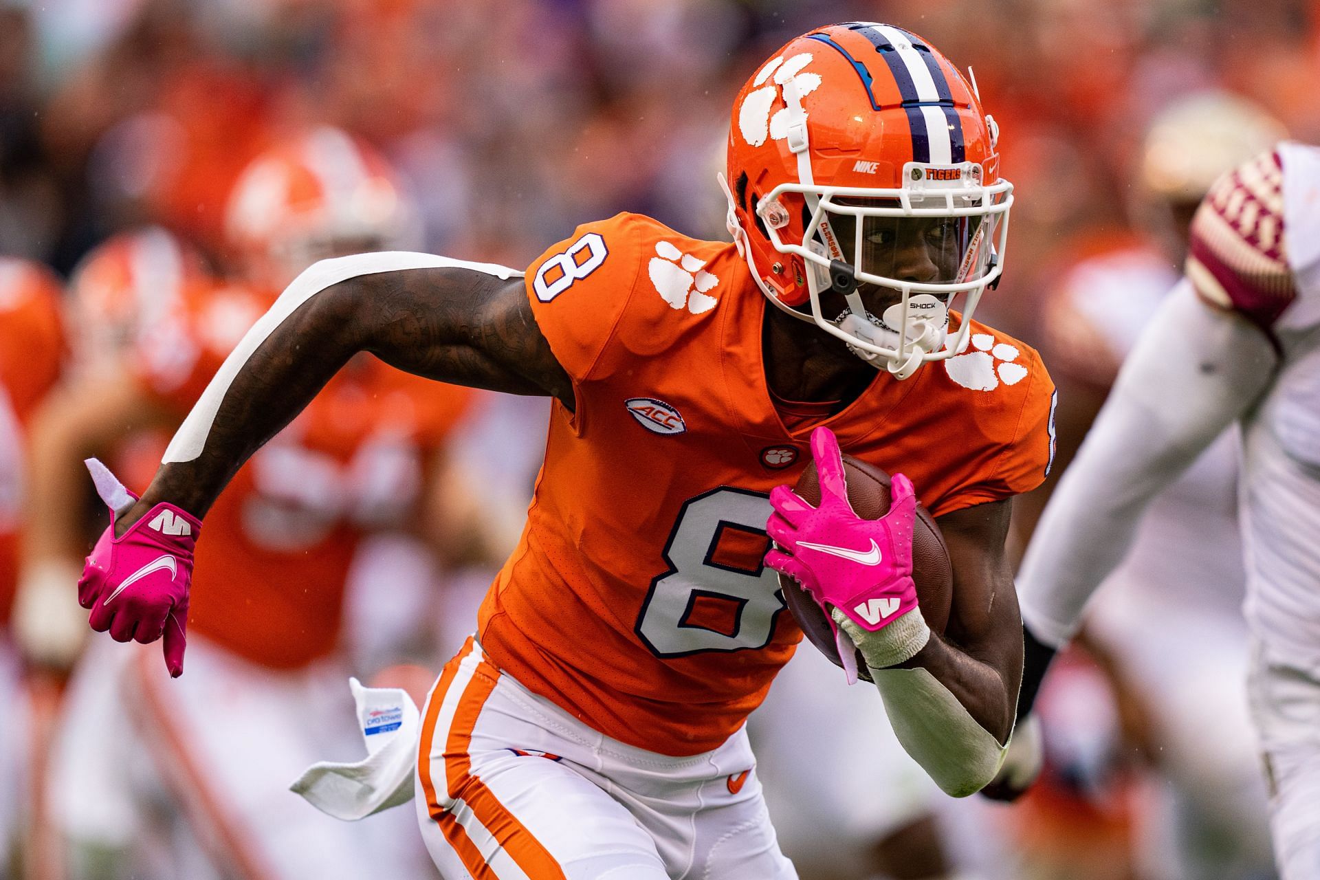 Clemson wide receiver Justyn Ross