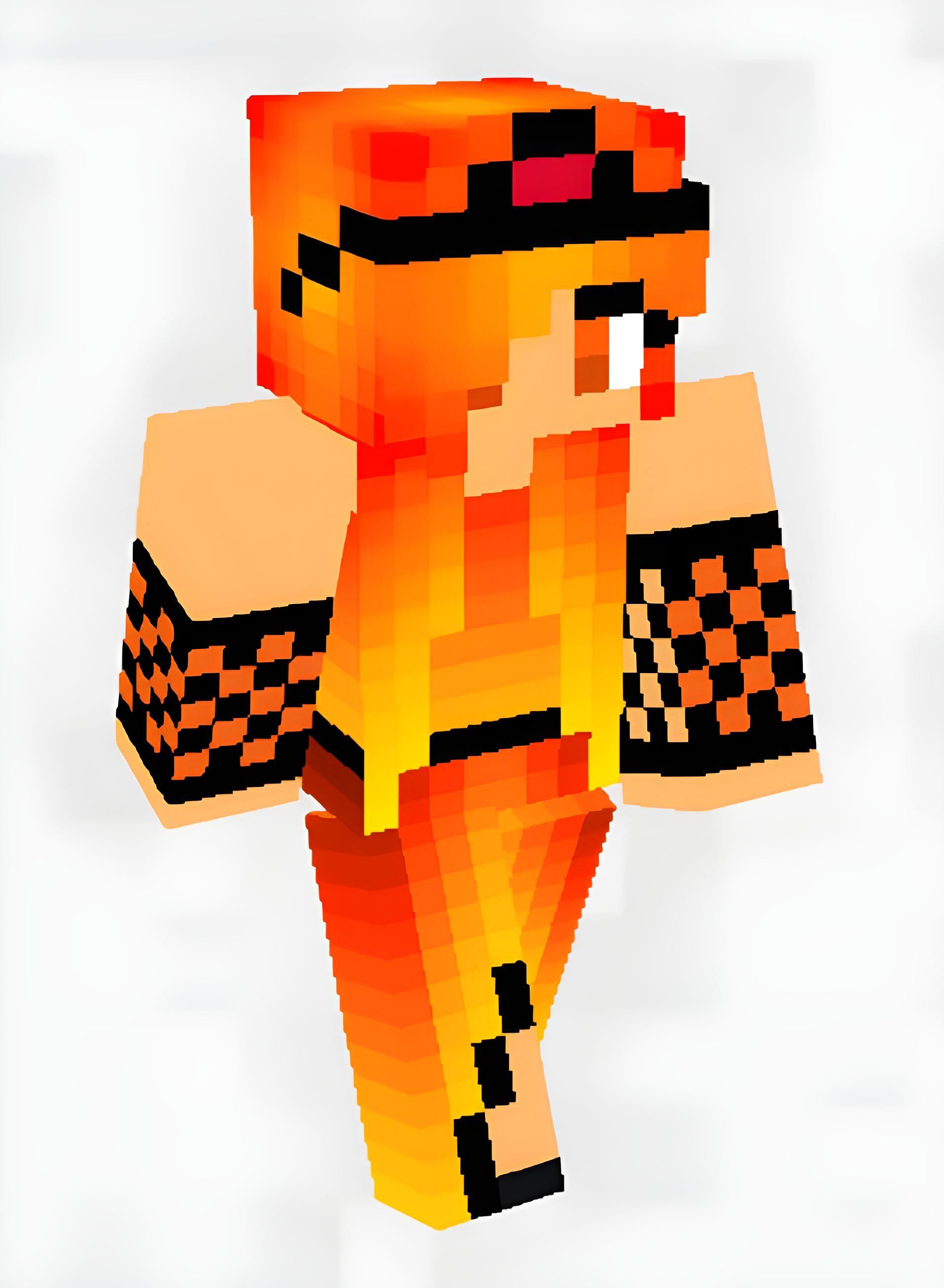 Orange Fire Princess (Image via SkinsMC)