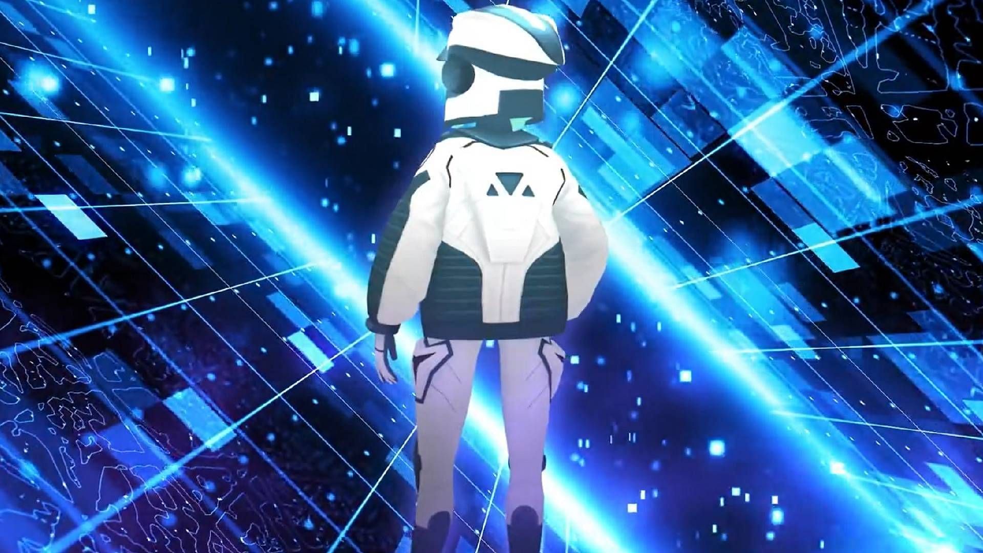 The avatar in Ultra Recon Squad clothing that players can buy in the future Ultra Beast event (Image via Niantic)