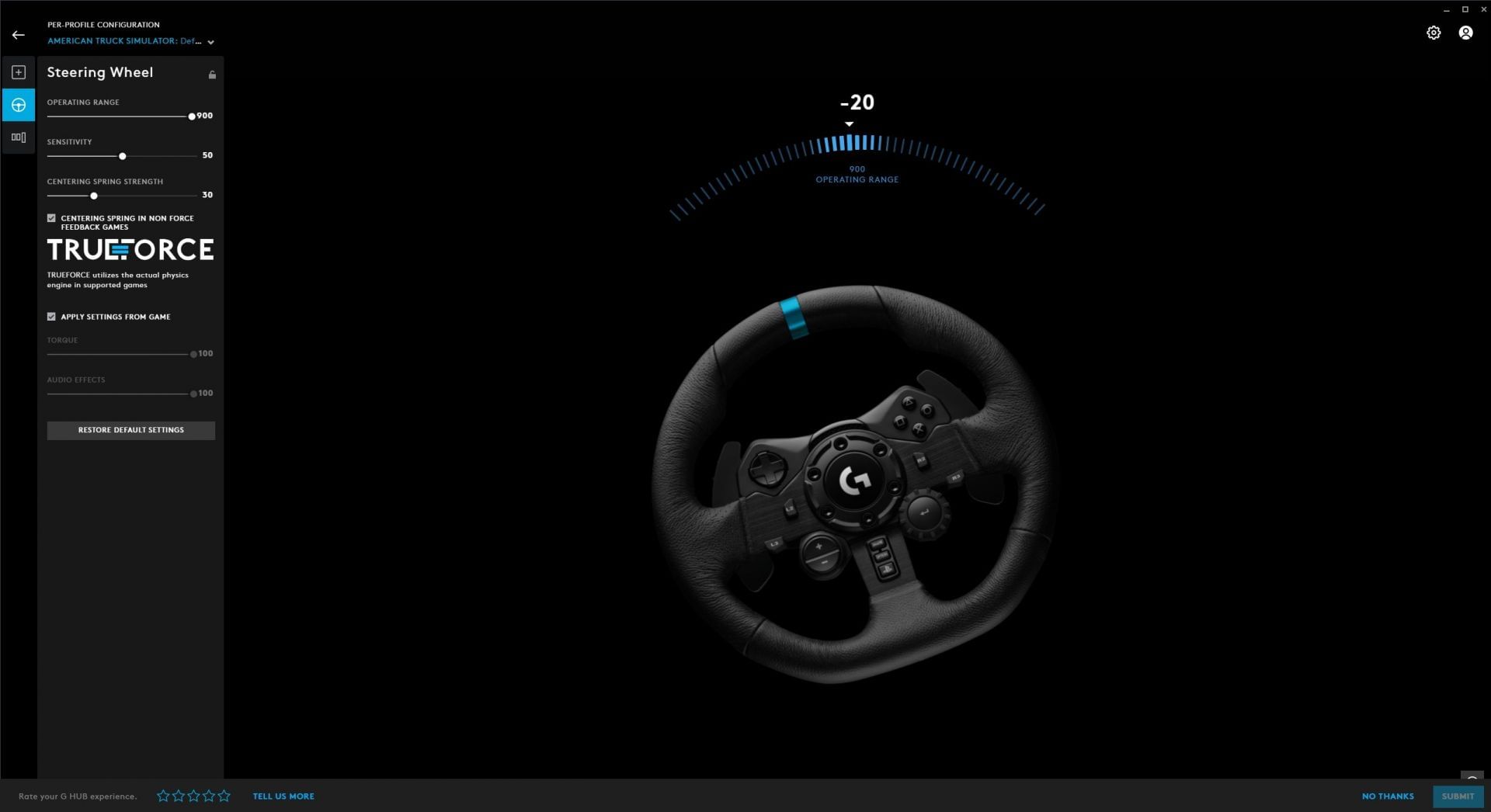 Logitech G Hub software (Image by Sportskeeda)