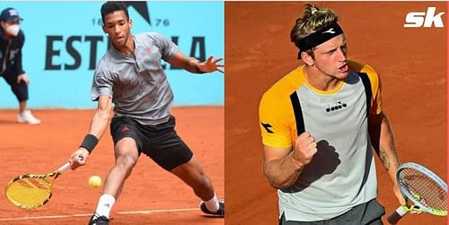 Alejandro Davidovich Fokina takes on Felix Auger-Aliassime in the second round in Rome