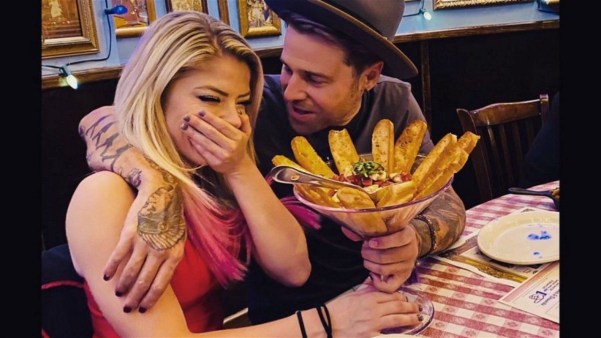 The former Women&#039;s Champion and her husband Ryan Cabrera