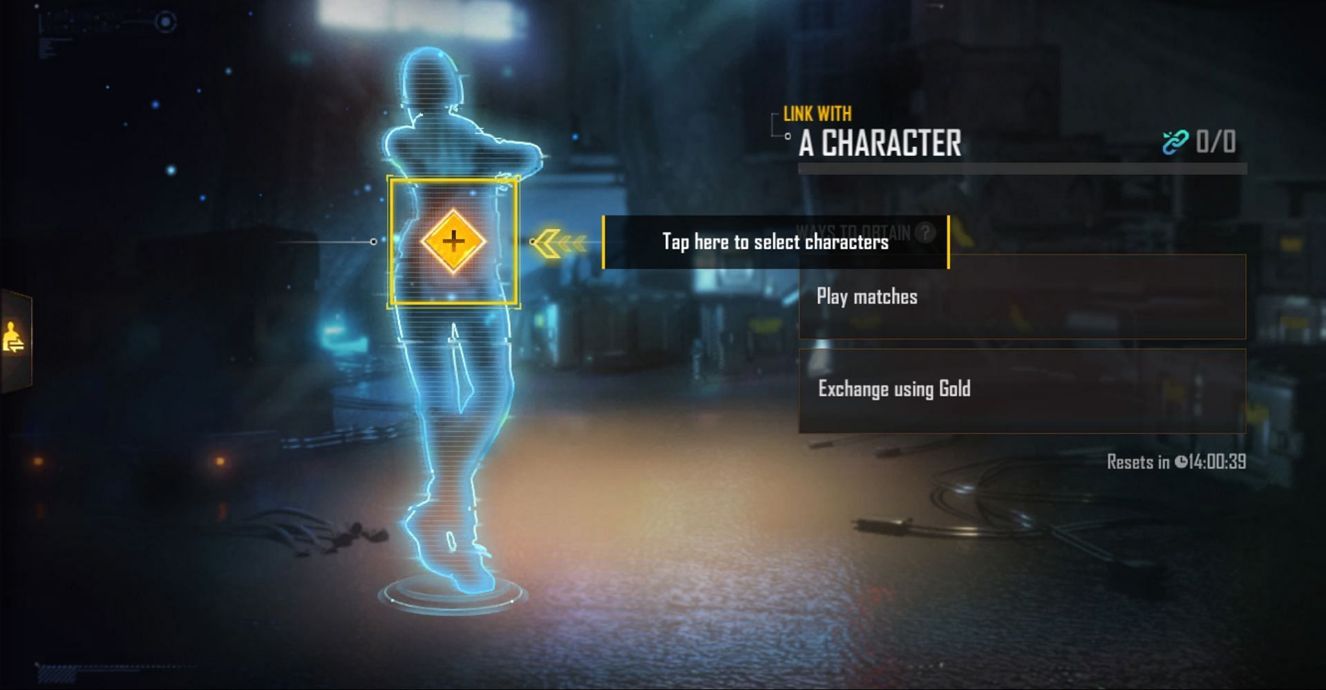 Gamers can then select the desired character they want to unlock (Image via Garena)