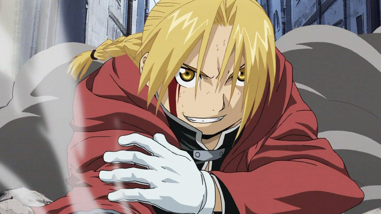 Edward as seen in the Fullmetal Alchemist: Brotherhood anime (Image via studio Bones)