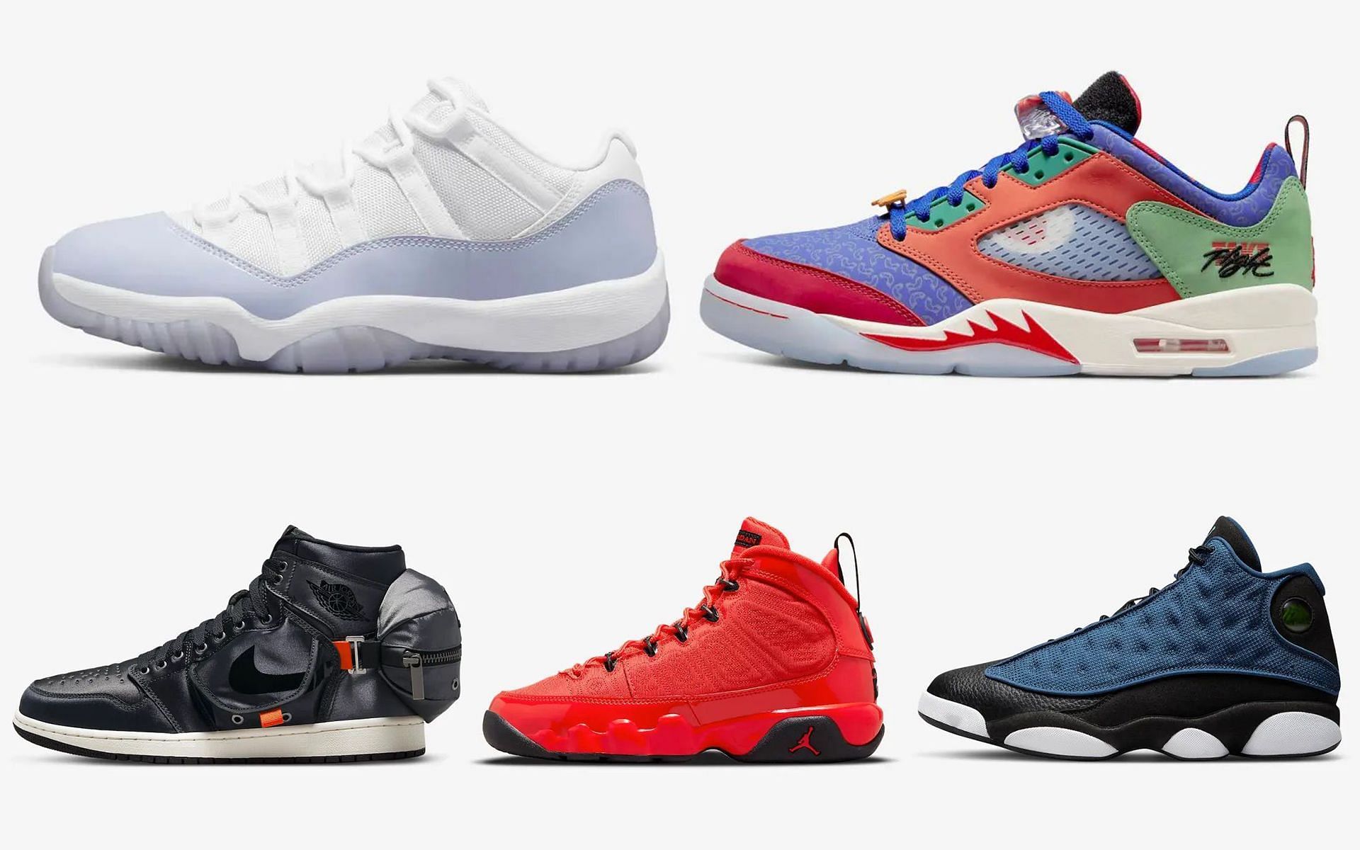 Air Jordan colorways that were released in 2022 (Image via Nike)