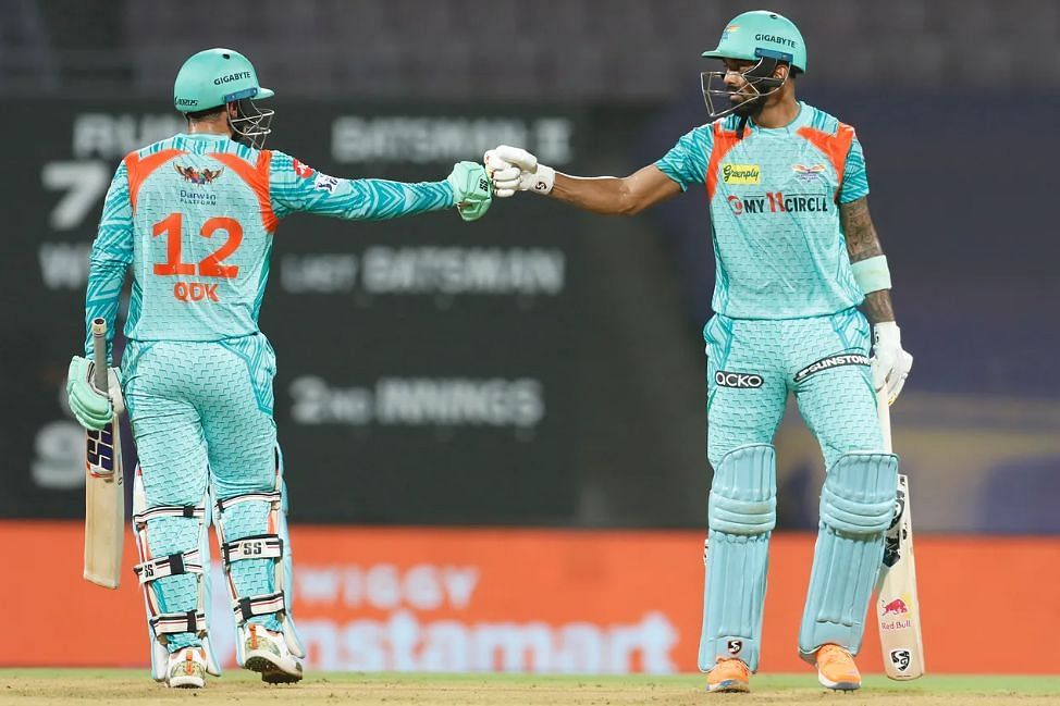 Quinton de Kock and KL Rahul opened together for LSG in IPL 2022 [P/C: iplt20.com]