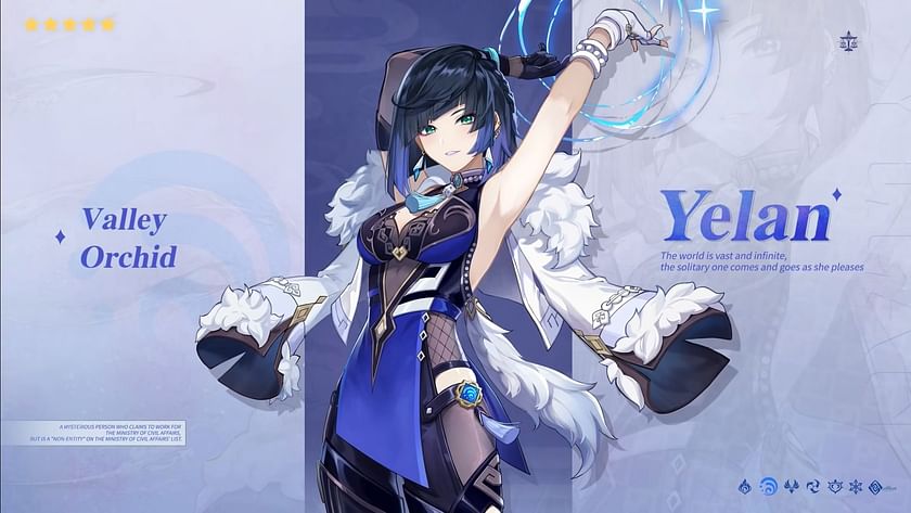 Yelan - Hydro - Characters, Genshin Impact