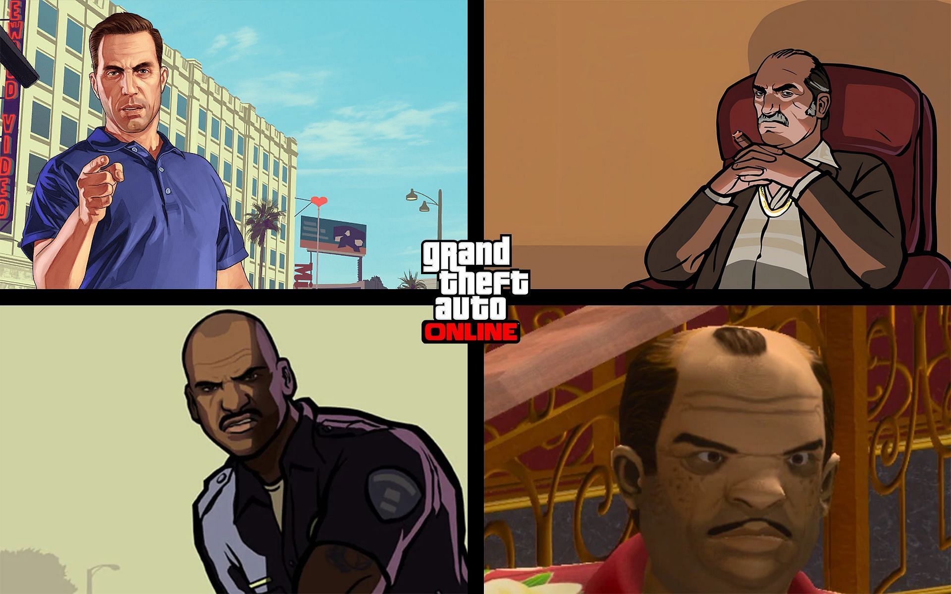 The GTA series spans across decades and there have been some great antagonists (Image via Sportskeeda)