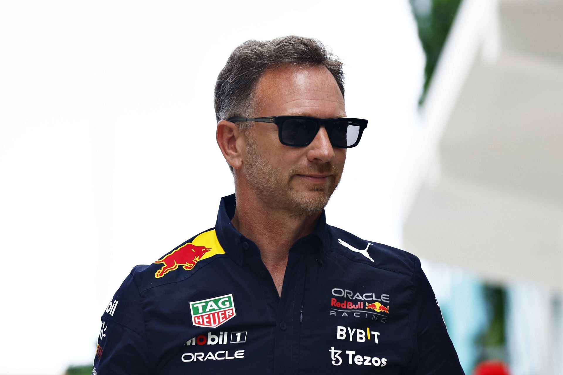 Red Bull team principal Christian Horner before the 2022 F1 Miami GP (Photo by Jared C. Tilton/Getty Images)
