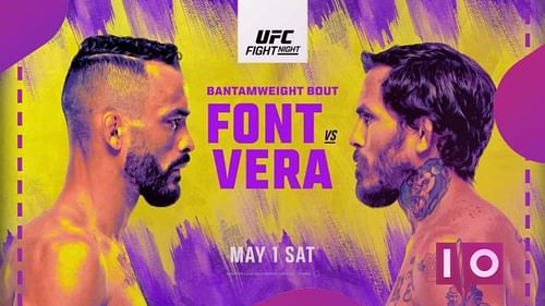 UFC Fight Night: Font vs. Vera [Photo credit: uk.moyens.net]