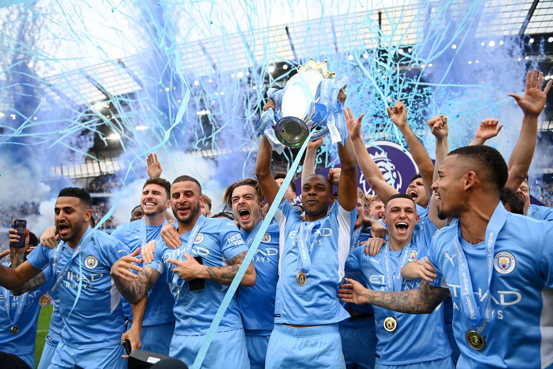 Manchester City successfully retained their league crown