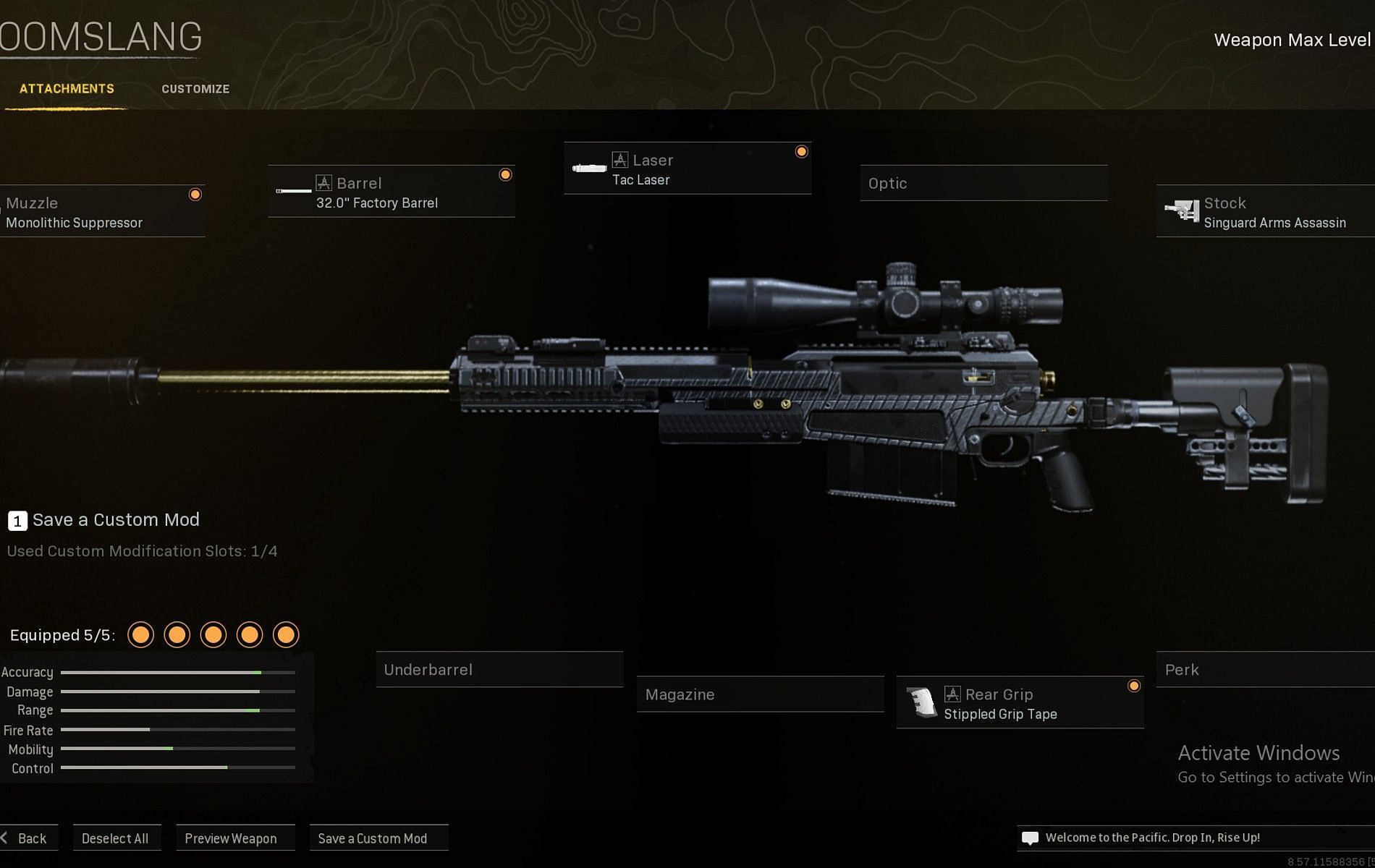 Players can use this Modern Warfare sniper for more damage (Image via Activision)