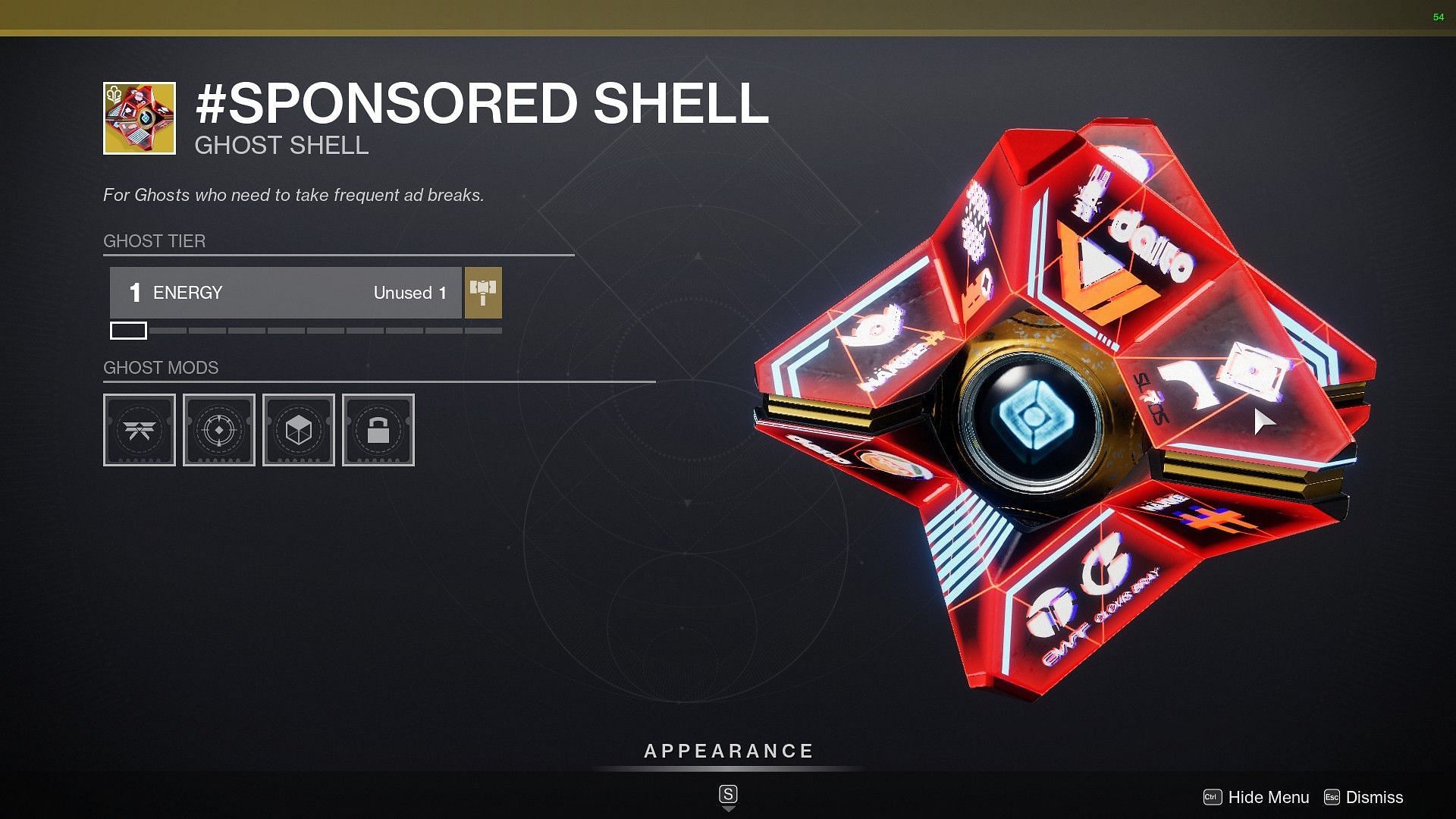 #Sponsored Shell (Image via Destiny 2)