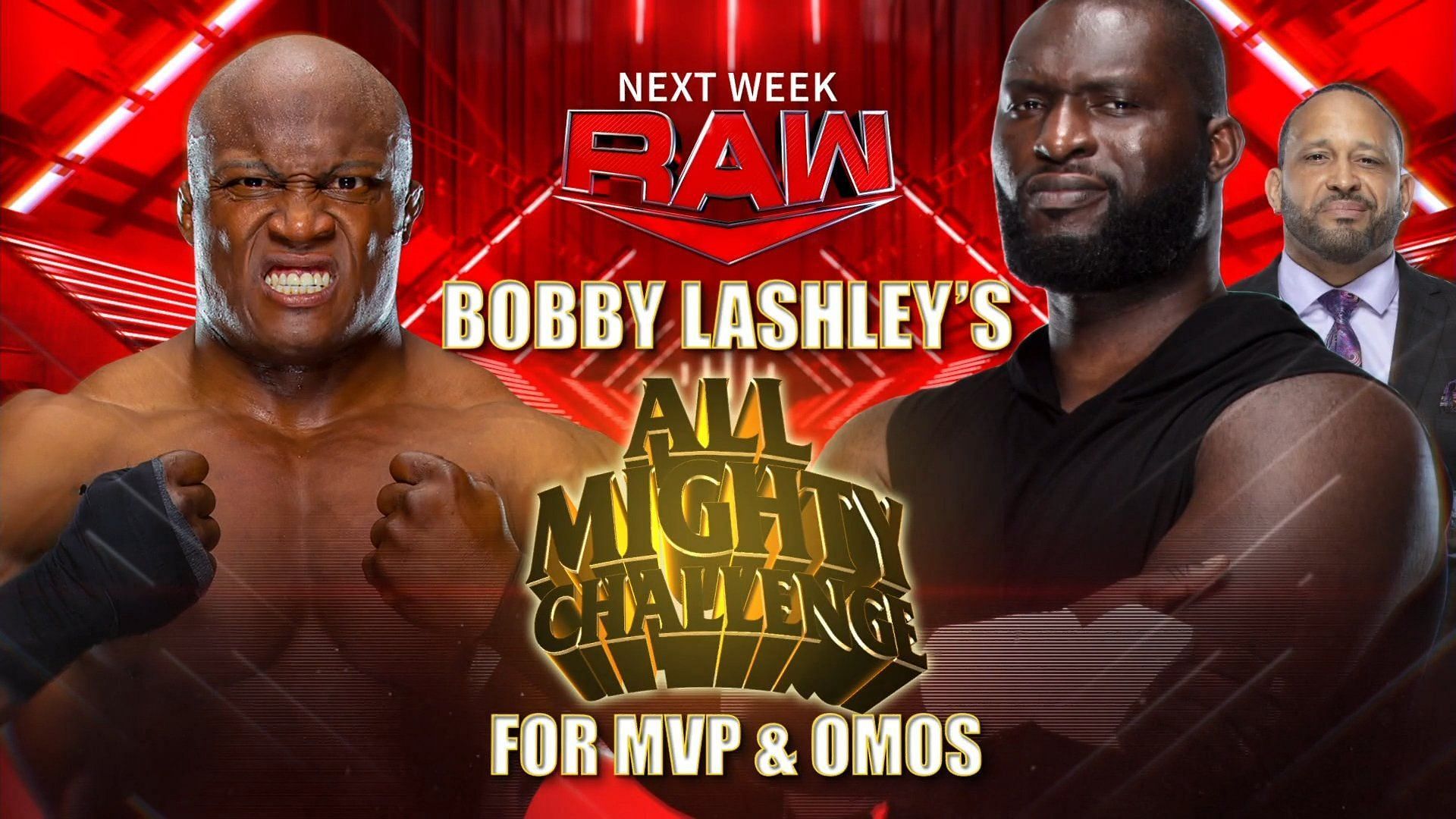 The All Mighty Challenge will take place next week on RAW