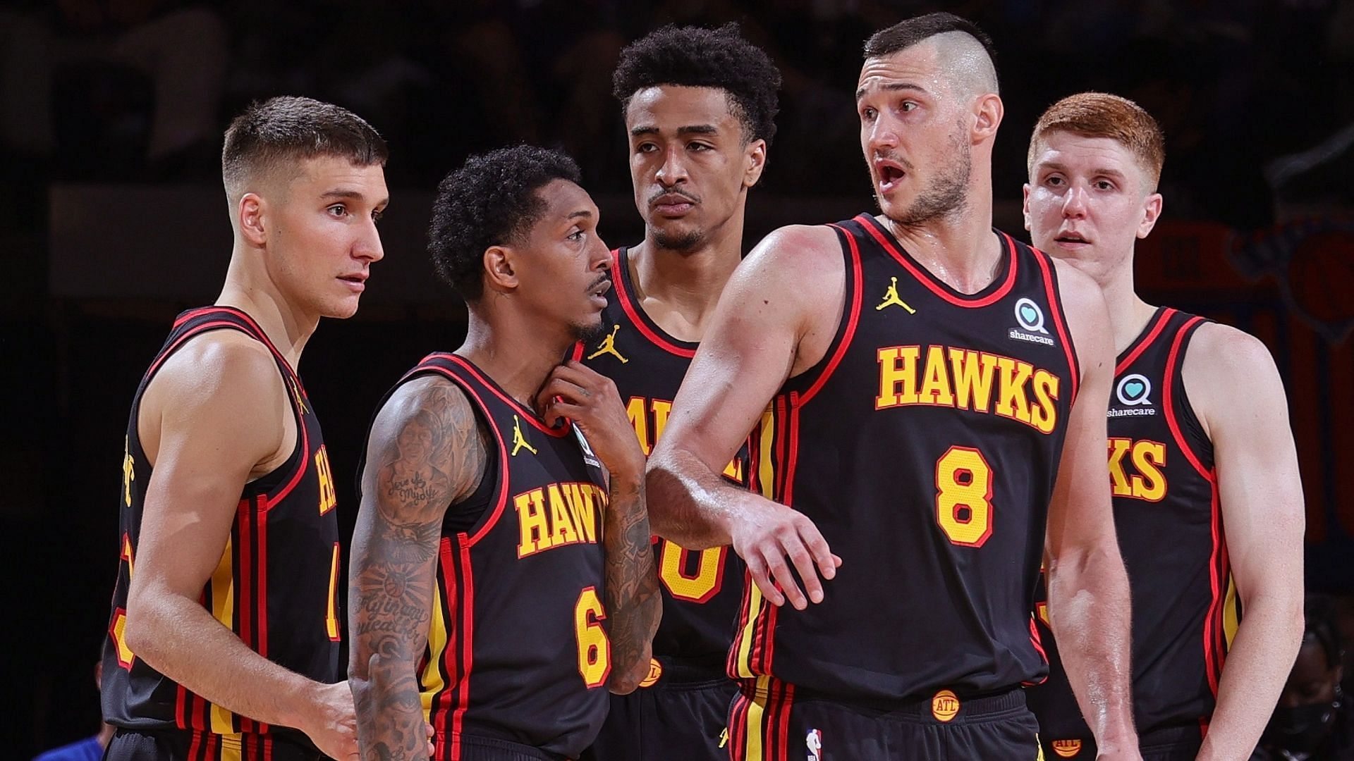 The Atlanta Hawks are looking to vastly revamp the roster for next season. [Photo: Sporting News}