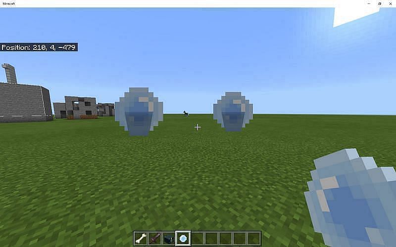 Ice bombs in Minecraft Education Edition (Image via Mojang)