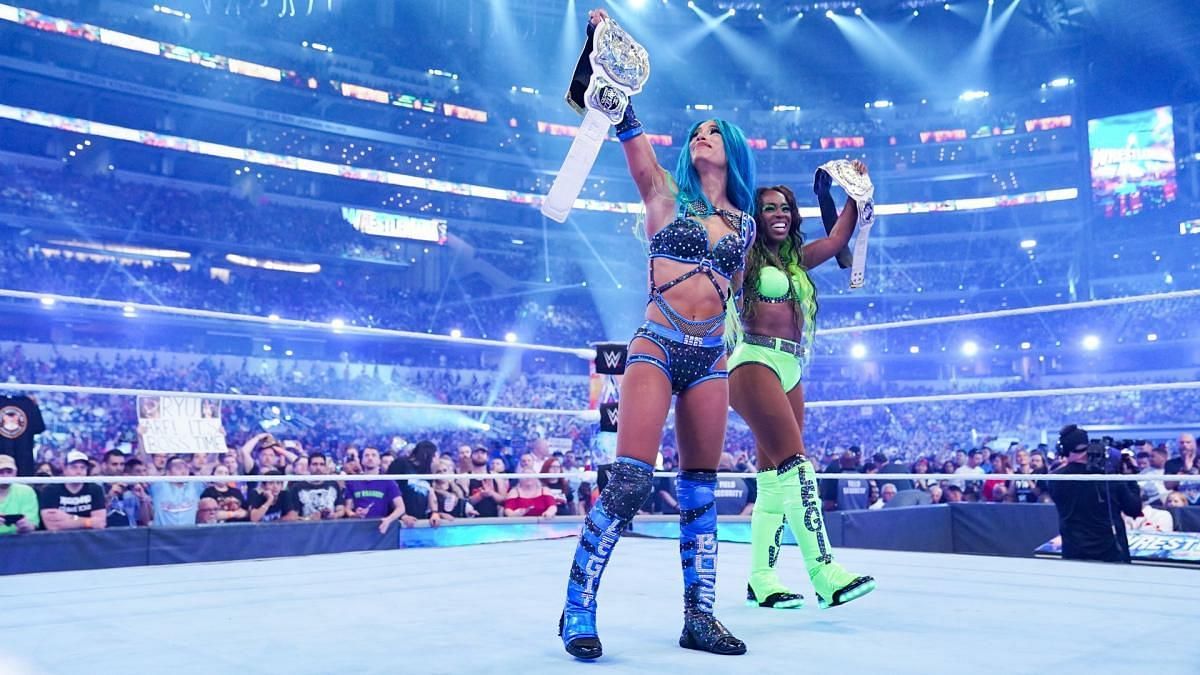 Sasha Banks finally got in the WrestleMania win column this year