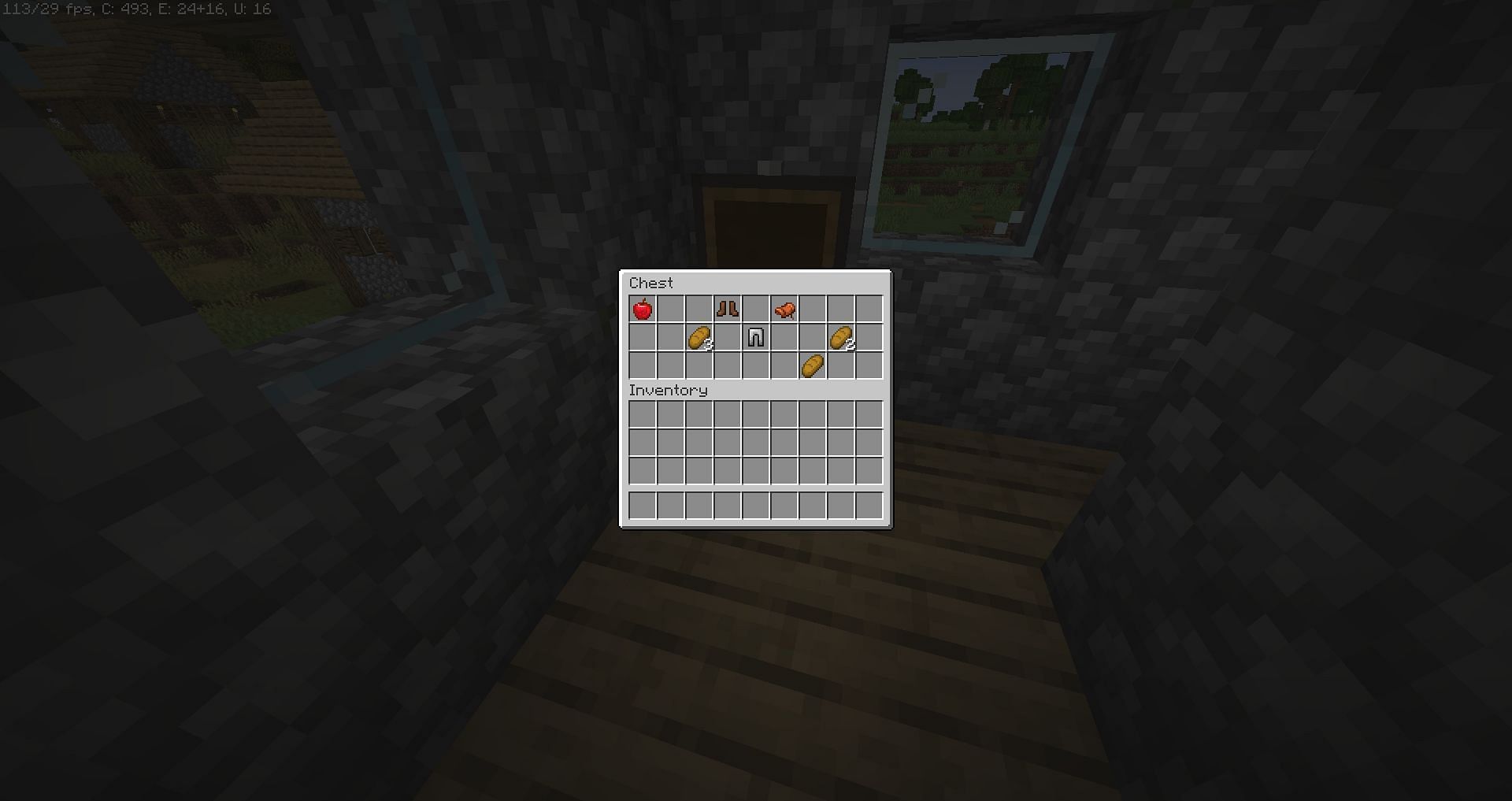 Minecraft loot is scattered around worlds (Image via Mojang)