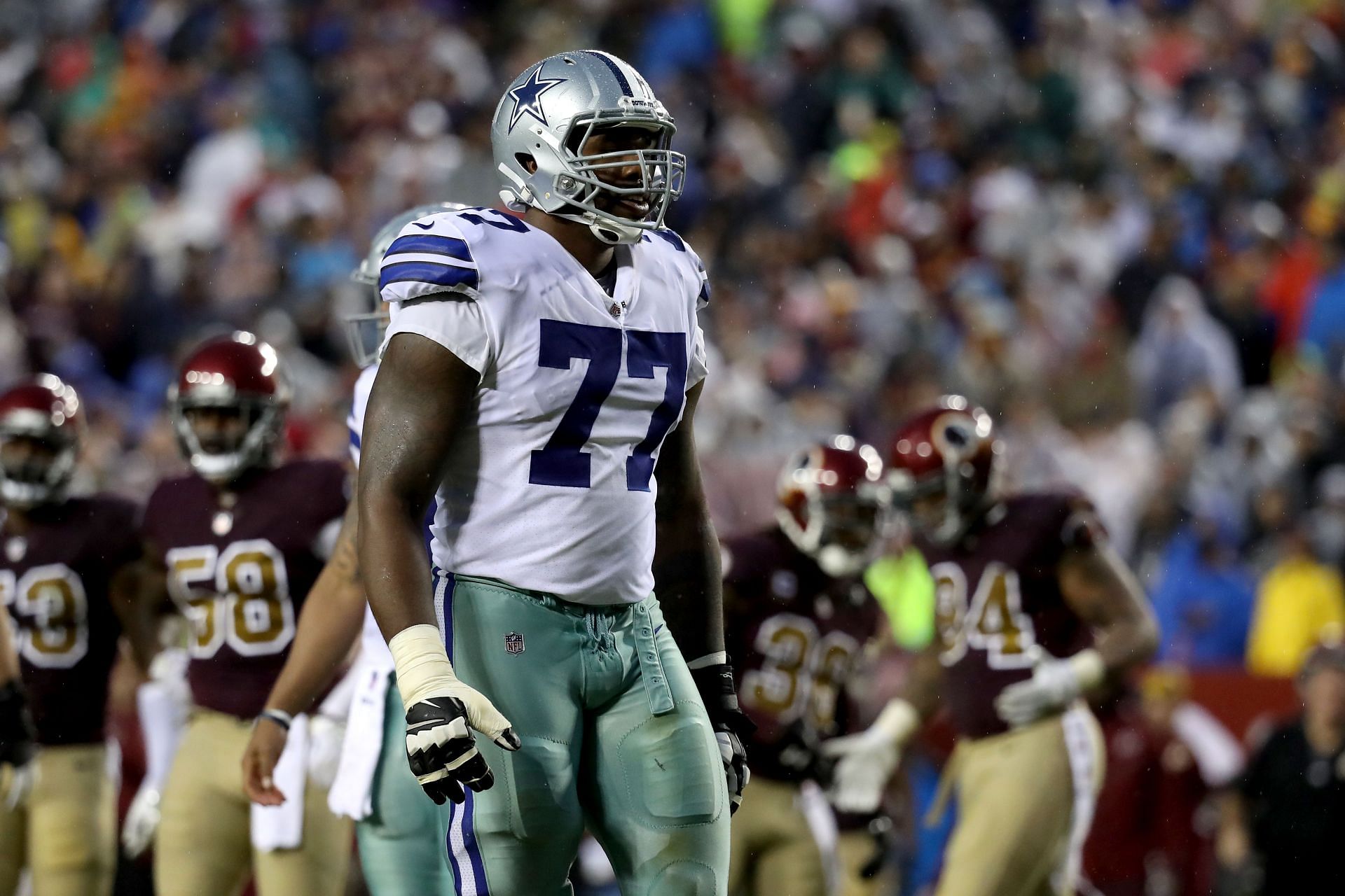 Dallas Cowboys left tackle Tyron Smith