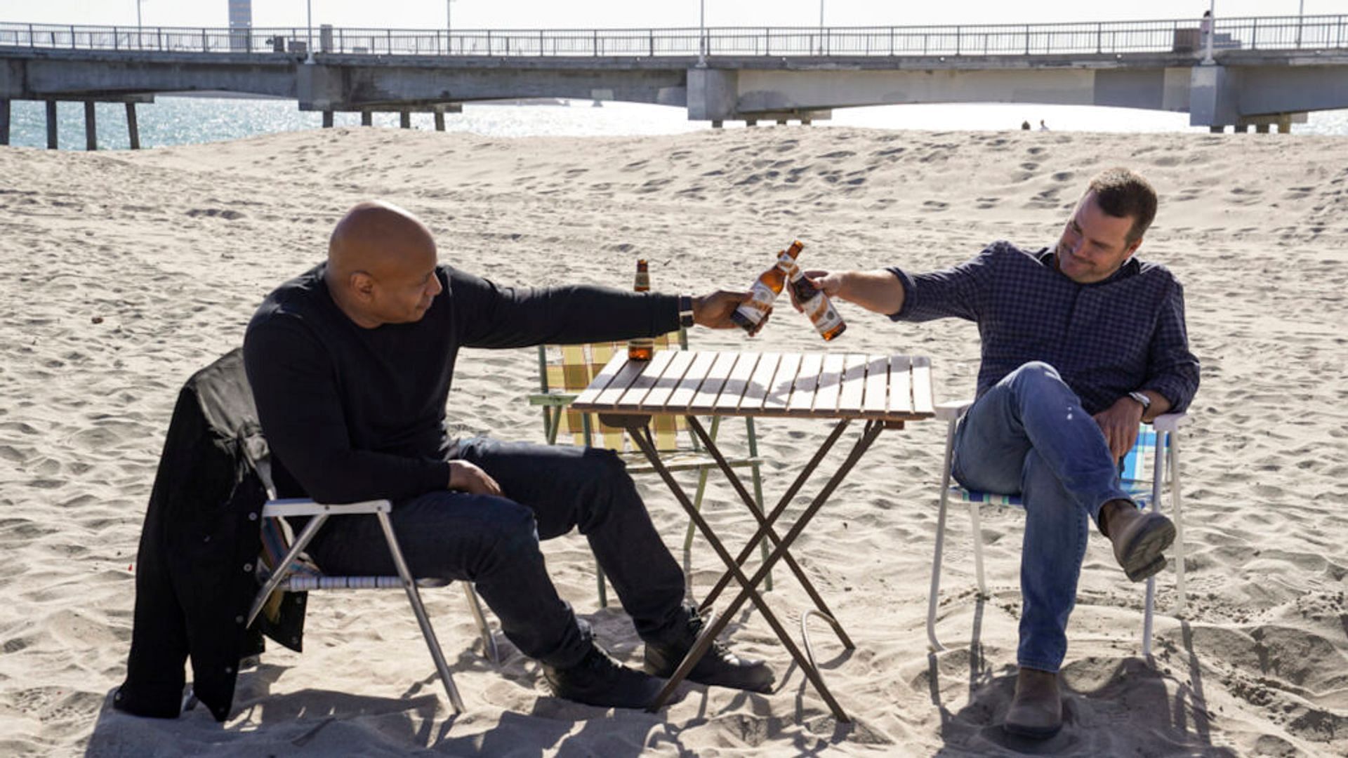 Still from CBS&#039; NCIS: Los Angeles Season 13 finale (Image via CBS)