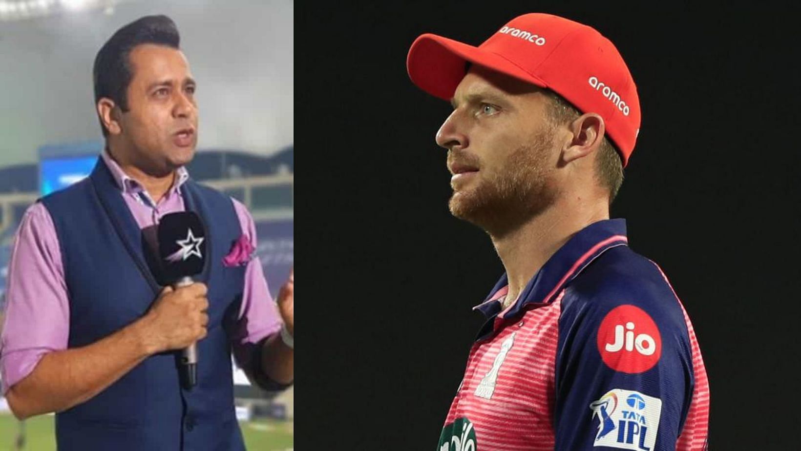 Aakash Chopra (L) backs Jos Buttler (R, PC: IPL) to return to form today.