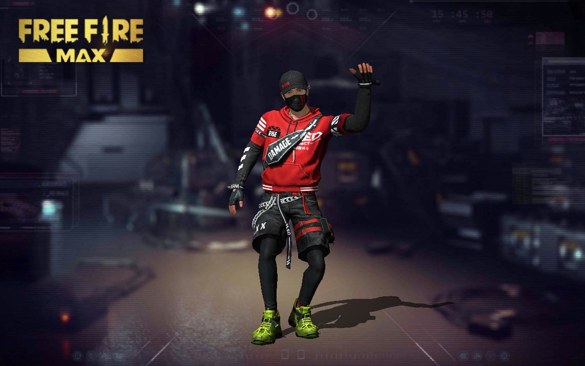 This is how the special Soul Shaking emote looks in Free Fire MAX (Image via Garena)