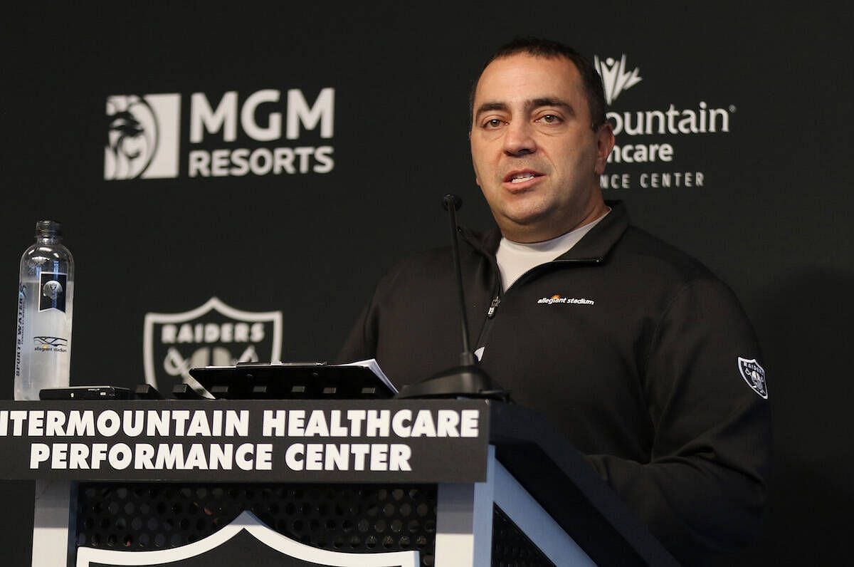 Dan Ventrelle&#039;s exit from the Raiders is about to get messy Mandatory Credit: Las Vegas Review-Journal
