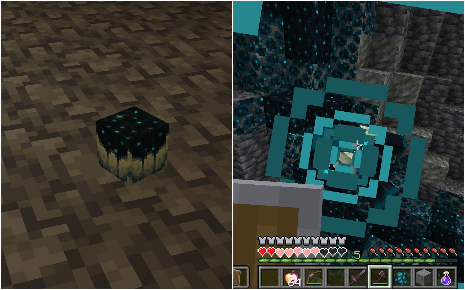The mob now drops a sculk catalyst block and its ranged attack can now penetrate shields (Image via Minecraft 1.19)