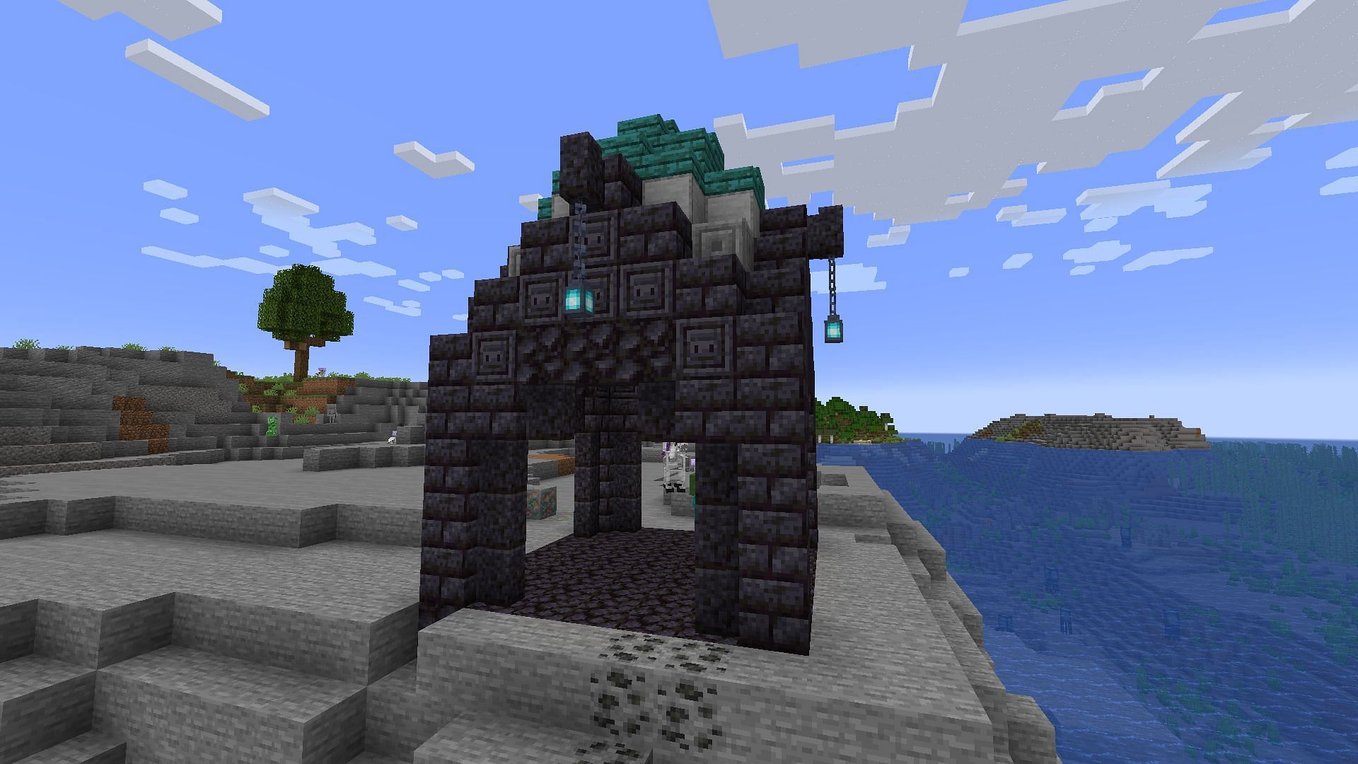 An example is blackstone outpost (Image via Minecraft)