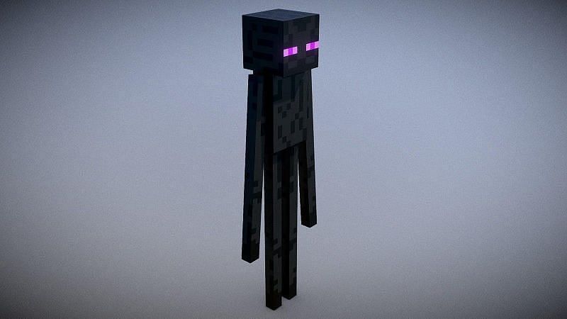 The Enderman in Minecraft is a neutral mob that only attacks the player when provoked