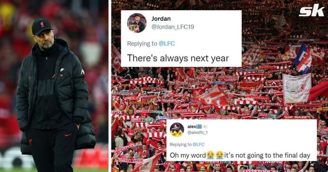 “It’s not going to the final day”, “There’s always next year” – Liverpool fans give up hope as Jurgen Klopp makes wholesale changes in line-up for Southampton clash