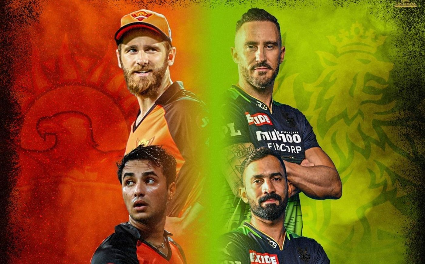 The Challengers take on the Sunrisers. Pic: RCB/ Twitter