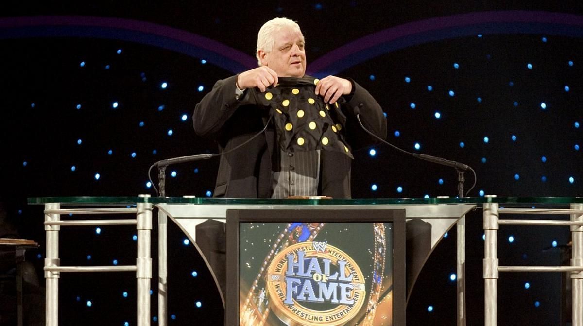 Dusty Rhodes at the Hall of Fame ceremony in 2007