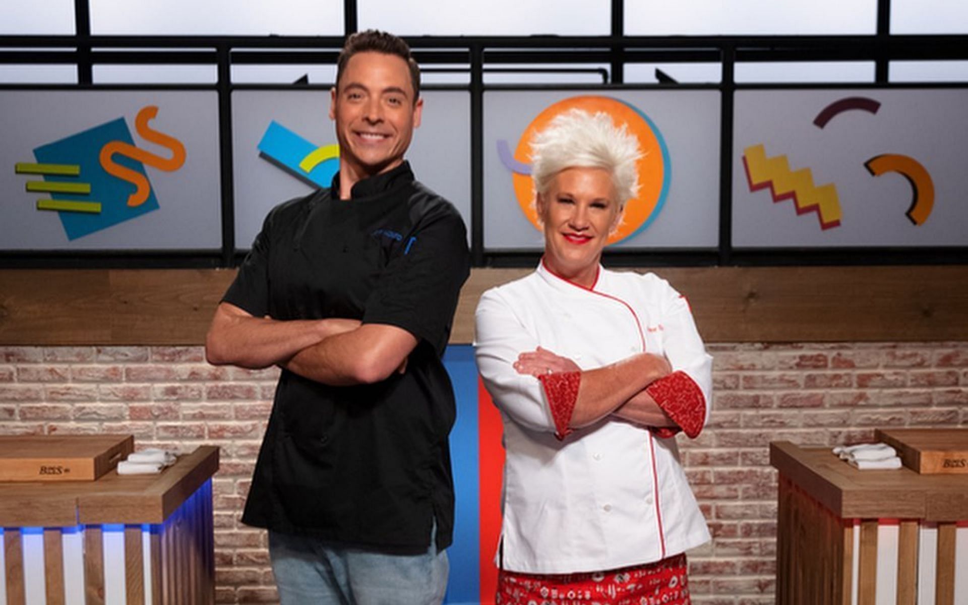 Jeff Mauro and Anne Burrell(Image via jeffmauro/Instagram)