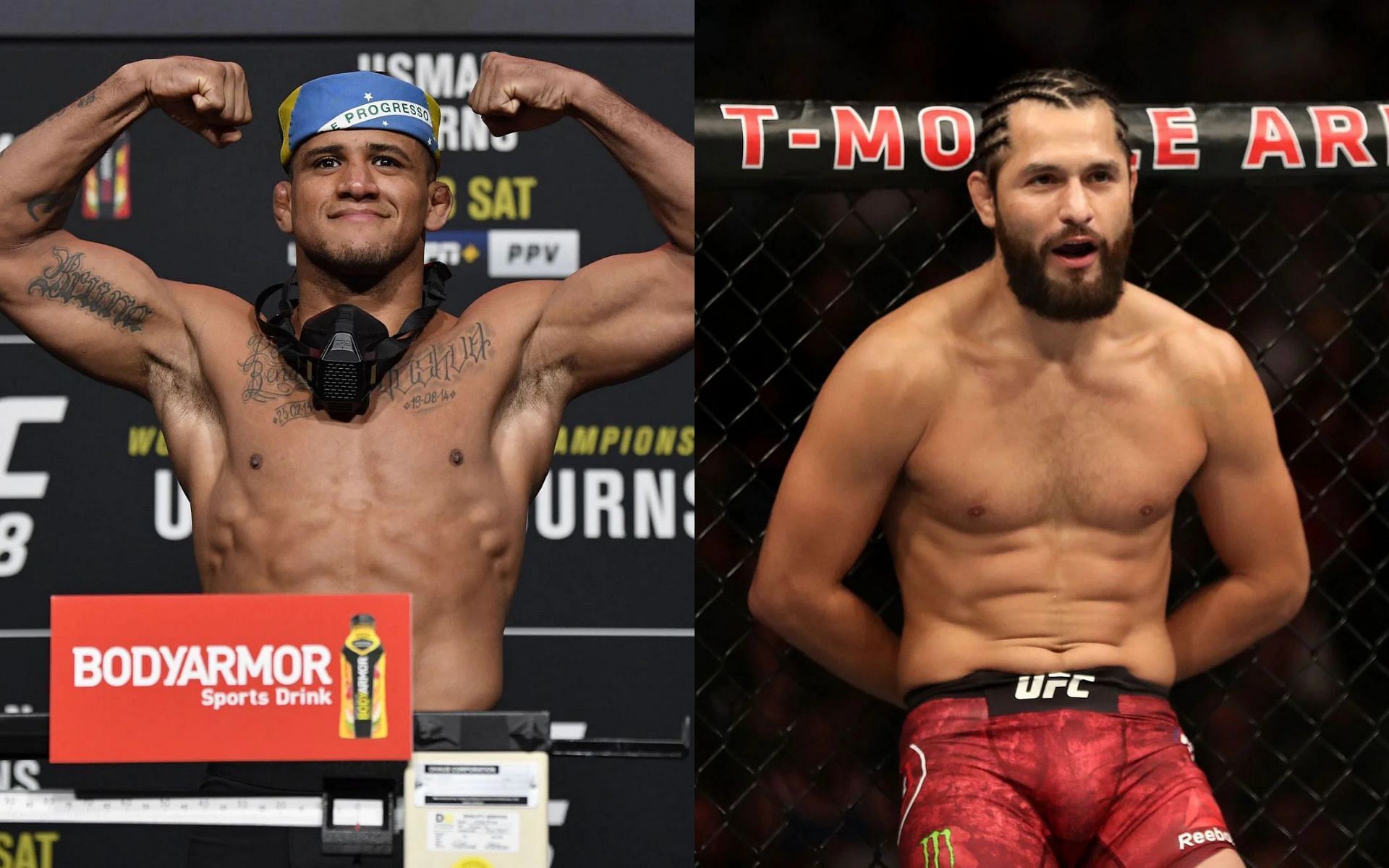 Gilbert Burns (left) and Jorge Masvidal (right) [Images courtesy of Getty]