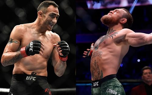 Tony Ferguson (left), Conor McGregor (right)