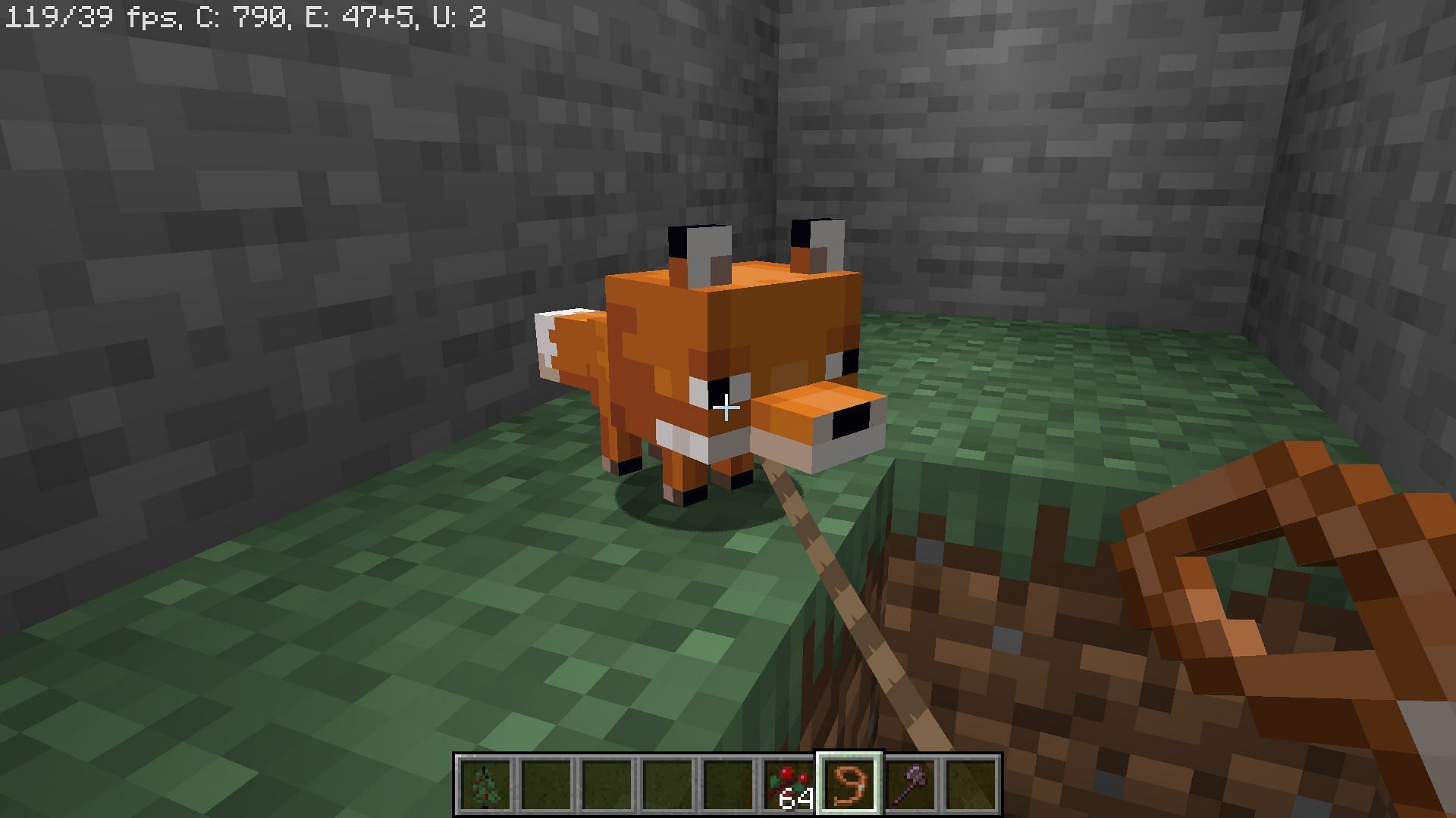Players can either kill or lead baby mobs, otherwise they might run away with parent mobs (Image via Minecraft)