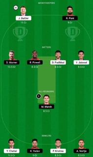 RR vs DC Dream11 Fantasy Tip #2