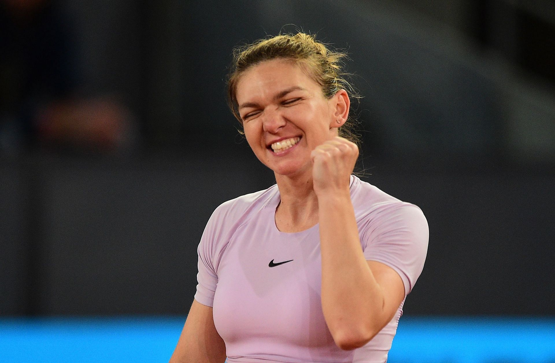 Halep scored her 30th main draw victory in the Madrid Open.