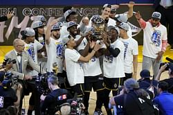 "Steph and Klay all about winning and tearing your f**king heart out", "Luka be like f**k a 'mismatch' Ima shoot an awful shot here goes!", "Klay don't give a f**k, he firing that bi**h right over you!" - Fans with all love for Golden State and trolling for Dallas as series finishes 4-1 for Dubs