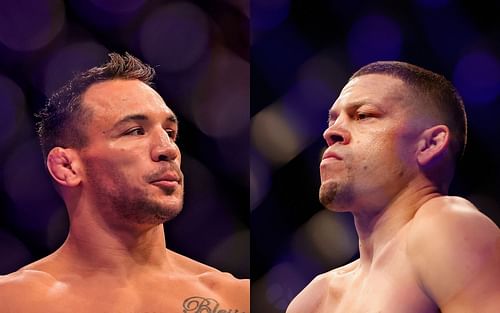 Michael Chandler (left), Nate Diaz (right)