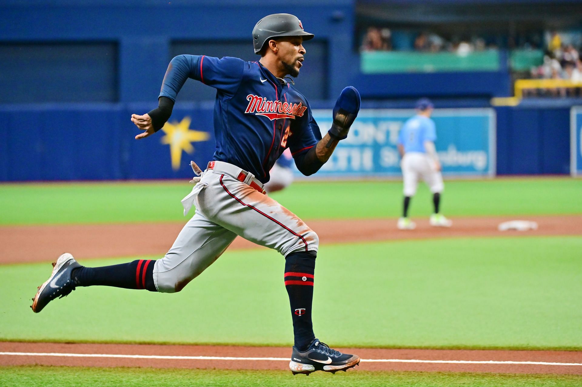 The Minnesota Twins&#039; Byron Buxton has gotten off to a hot start in 2022.