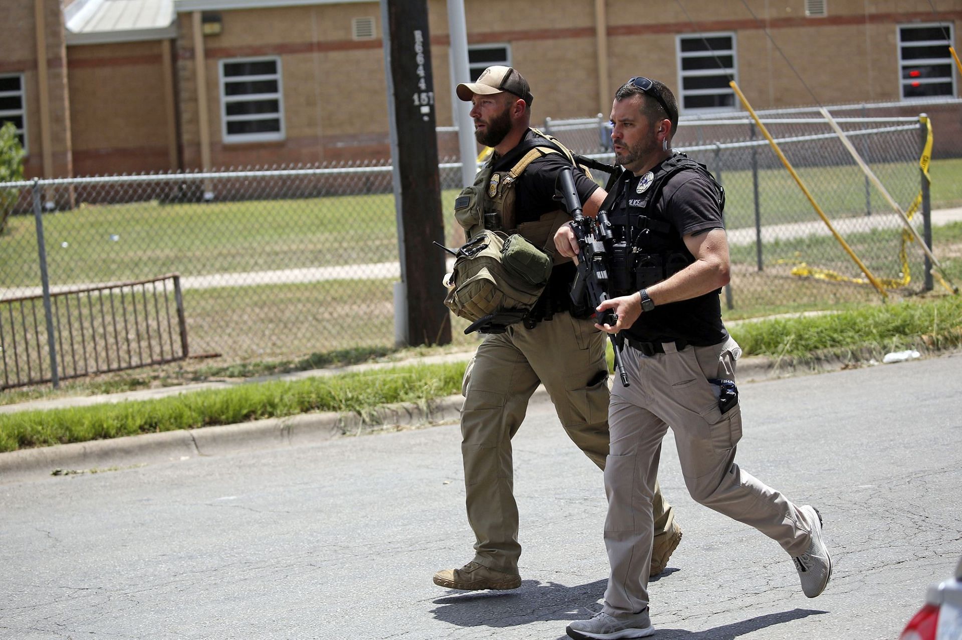 Heroic border agent kills teen shooter amid school massacre (Image via AP)