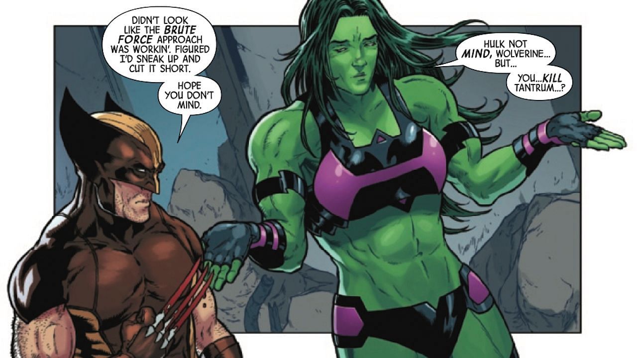 Just as strong and just as green as her cousin (Image via Marvel Comics)
