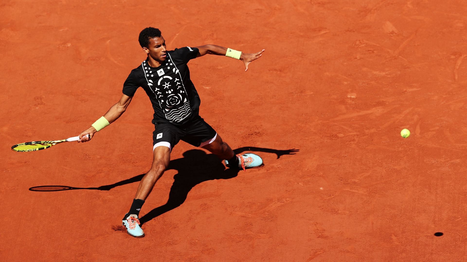 Felix Auger-Aliassime at the 2022 French Open - Day Four