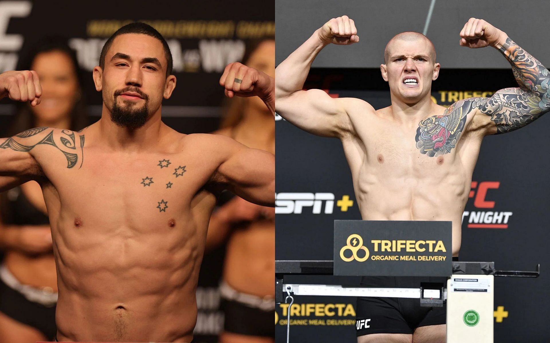 Robert Whittaker (left) and Marvin Vettori (right) [Images courtesy of Getty]